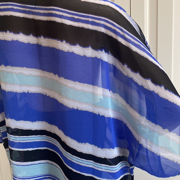 Easywear by Chico’s Womens Sheer Cover. Swimsuit coverup. Cardigan open front - Picture 7 of 12